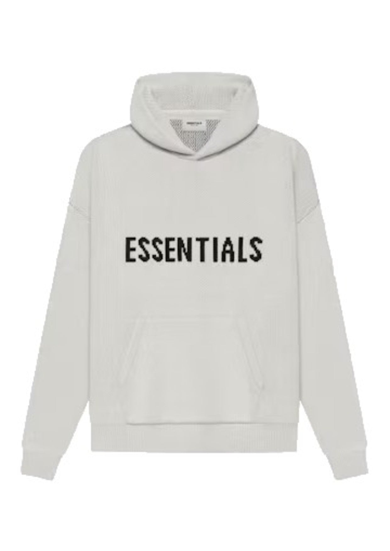 ESSENTIALS Fleece Hoodie maille (SS21) Flocons d’avoine chinés clairs