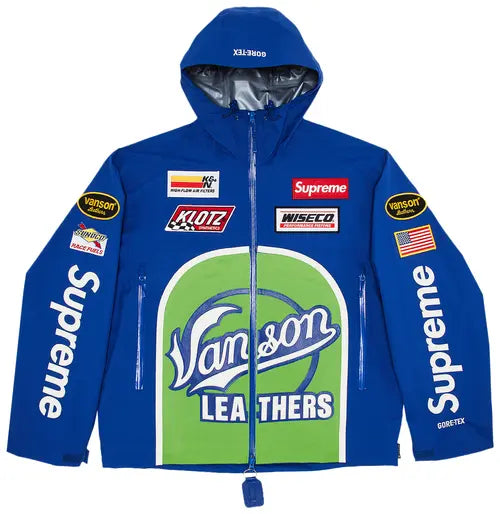 Veste extérieure en cuir Gore-Tex Supreme Vanson Royal