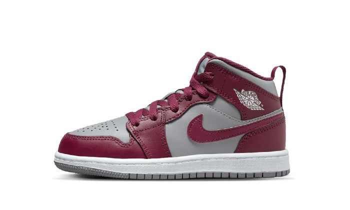 Nike Air Jordan 1 Mid Cherrywood Red (PS)