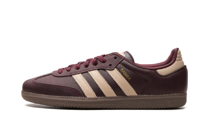 ADIDAS SAMBA Maroon Crystal Sand