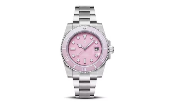 BAPE A Bathing Ape Type 1 Bapex Watch (2022) Pink Silver