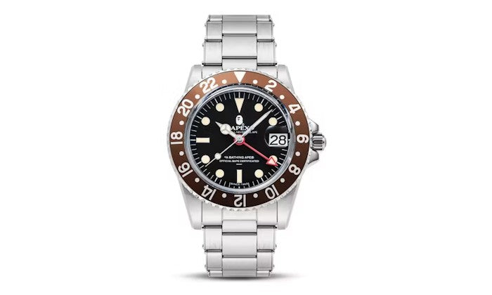 BAPE Classic Type 2 Bapex Watch Brown