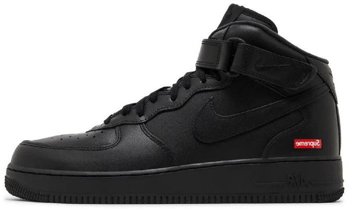 Air Force 1 Mid SUPREME Black