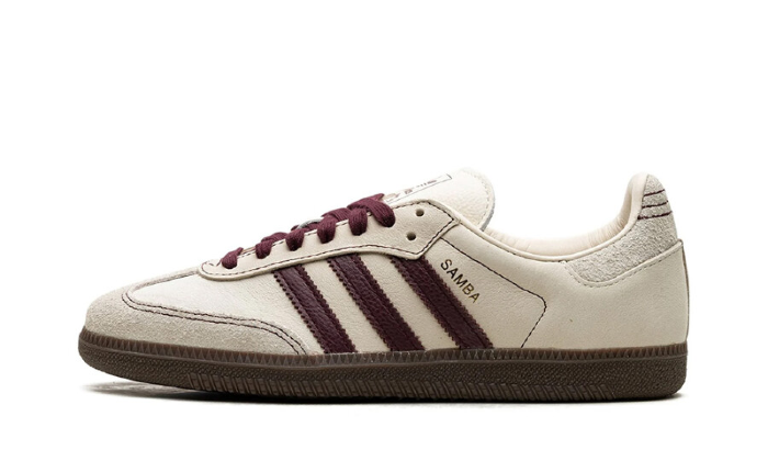 SAMBA Wonder White Maroon