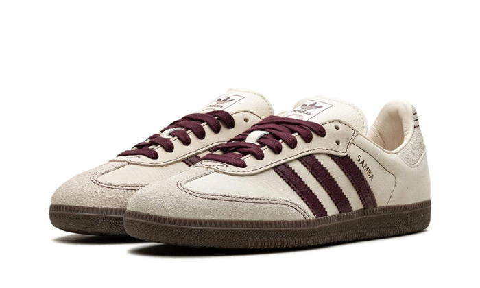 SAMBA Wonder White Maroon