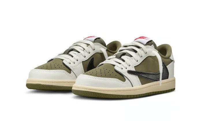 Nike Air Jordan 1 Retro Low OG SP Travis Scott Medium Olive (PS)