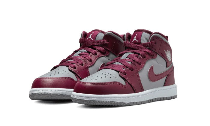 Nike Air Jordan 1 Mid Cherrywood Red (PS)