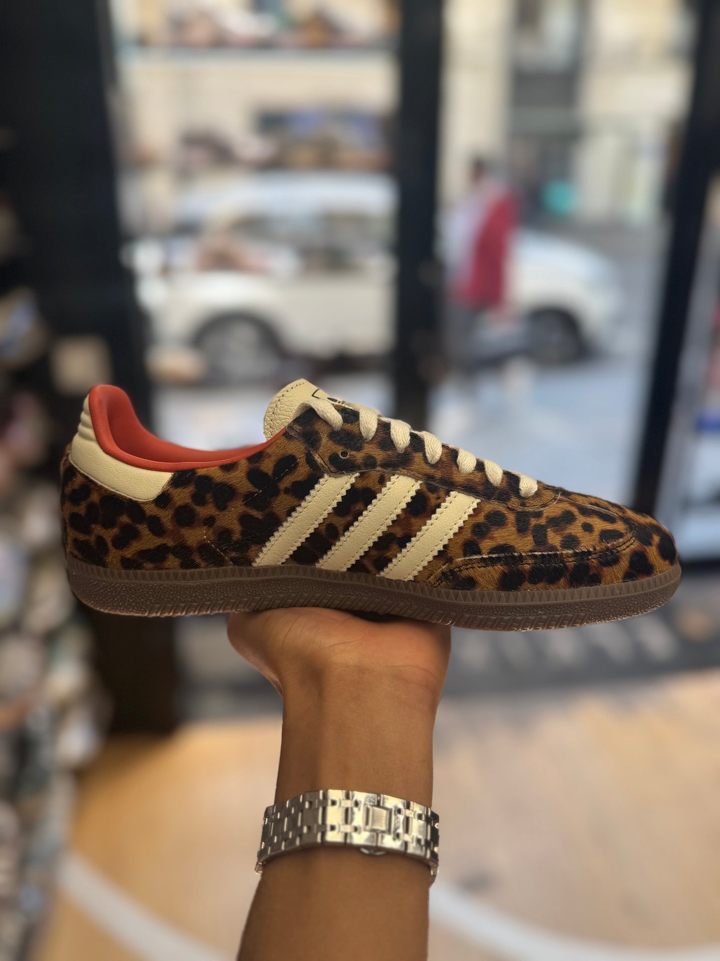 Adidas Samba OG Léopard Preloved rouge