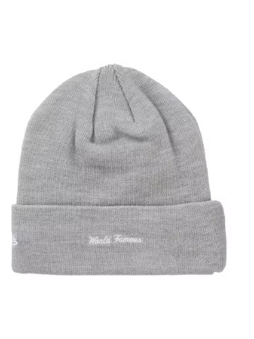 Supreme New Era Box Logo Beanie (FW24) Heather Grey