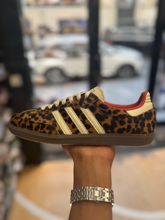 Adidas Samba OG Léopard Preloved rouge