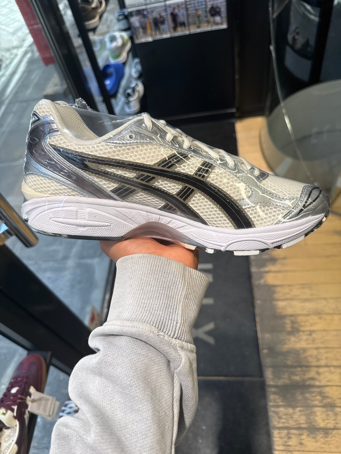 Asics Kayano 14 Cream Black
