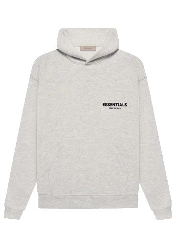 ESSENTIALS Fleece Hoodie Light Heather Grey