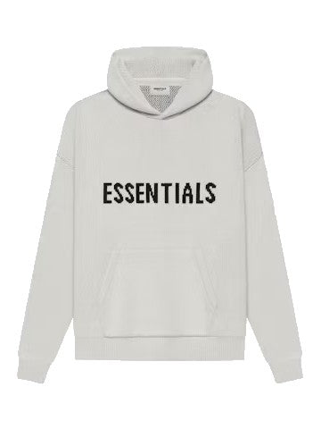 ESSENTIALS Fleece Hoodie maille (SS21) Flocons d’avoine chinés clairs