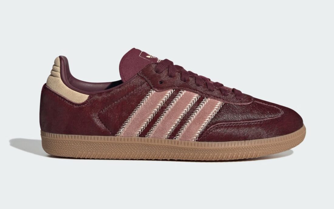 Adidas Samba Pony Hair Maroon