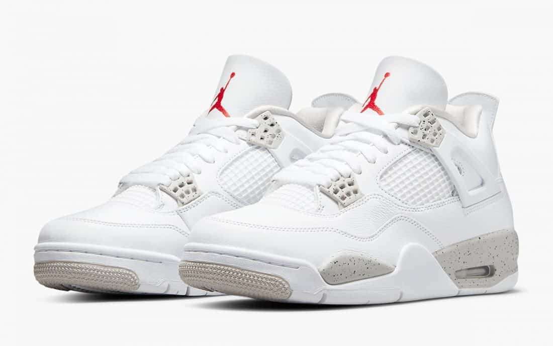 Air Jordan 4 Tech White (White Oreo)