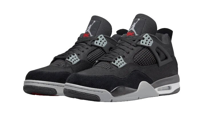 Air Jordan 4 Black Canvas - Elkix by Aviel