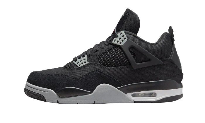 Air Jordan 4 Black Canvas - Elkix by Aviel